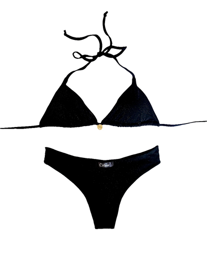 Bikini Glitter Black